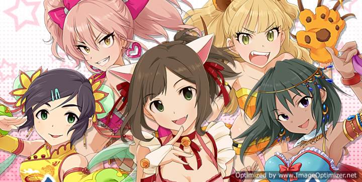 The iDOLM@STER Cinderella Girls: Anytime, Anywhere with Cinderella.